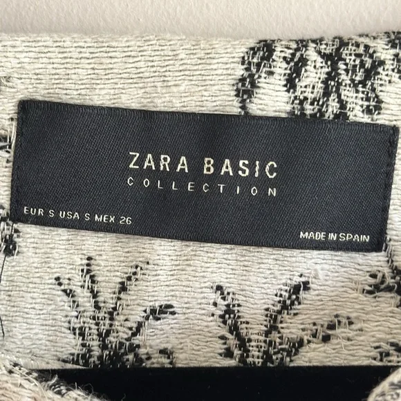 Zara Palm Tree Blazer - Size S - Picture 3 of 7